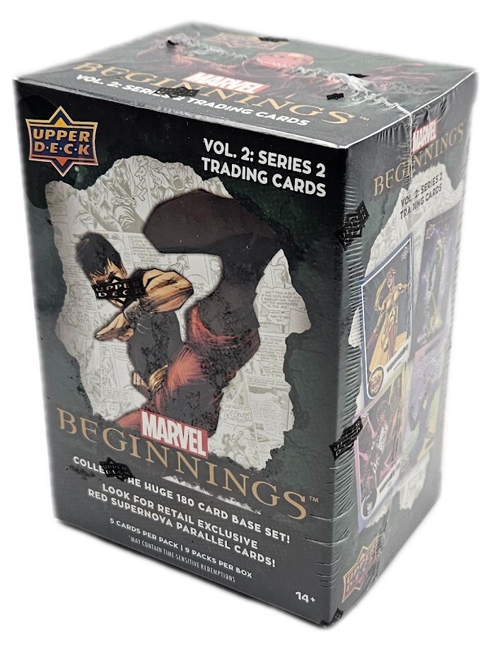 2024 Upper Deck Marvel Beginnings Series 2 Sealed 9 Pack Blaster Box 45 Cards