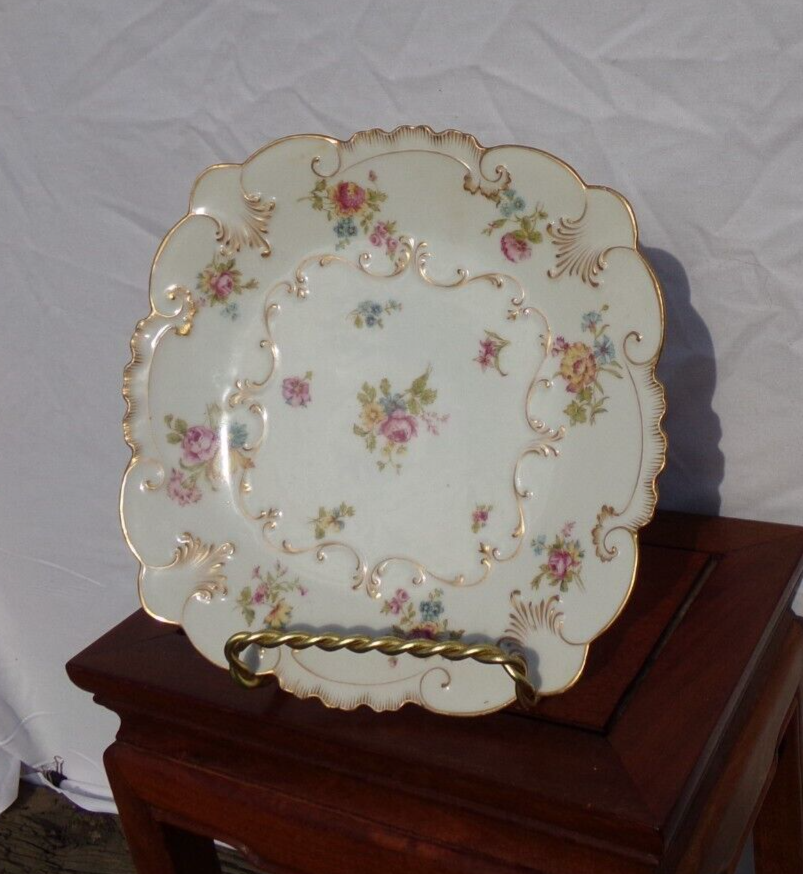 CH Field Haviland Limoges CFH/ GDM France Porcelain Serving Plate Antique 19th c