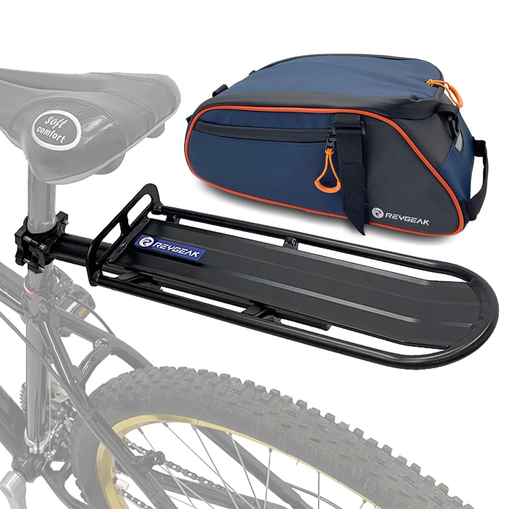 Retractable Aluminum Alloy Rear Bike Rack with Quick Release