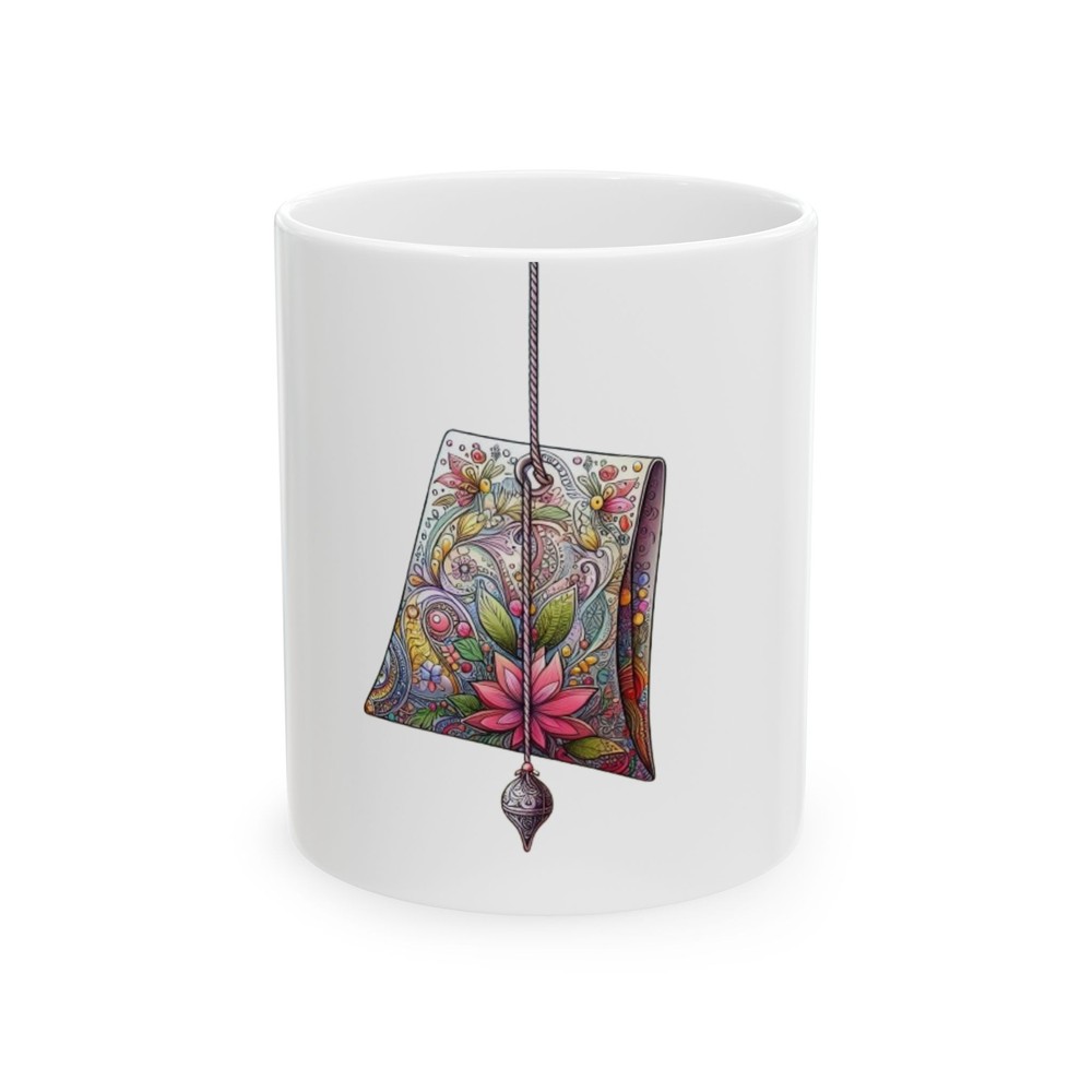 Tea Bag Ceramic Mug, Cute Kitchen Coffee Cup, Hot Beverage Drinkware, Unique