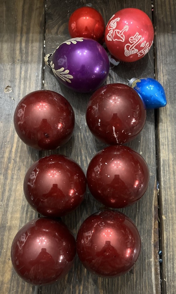 Vintage Lot Of 10 Rauch Ornaments *2I