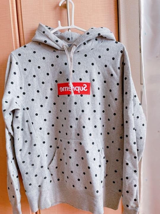 Supreme Comme des Garçons 12SS Hoodie S Gray Used Very Light Wear