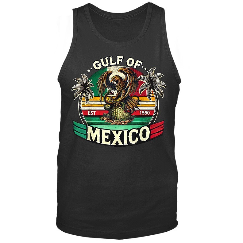 Retro 1550 Gulf of Mexico Vintage Beach Tank Top