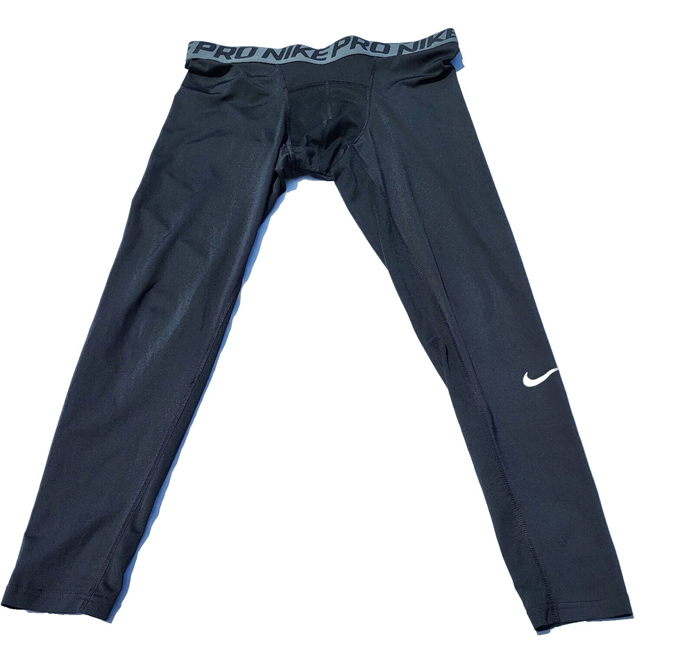 Nike Pro Leggings Men's Large Dri Fit Active Athleisure Running Gym Neutral