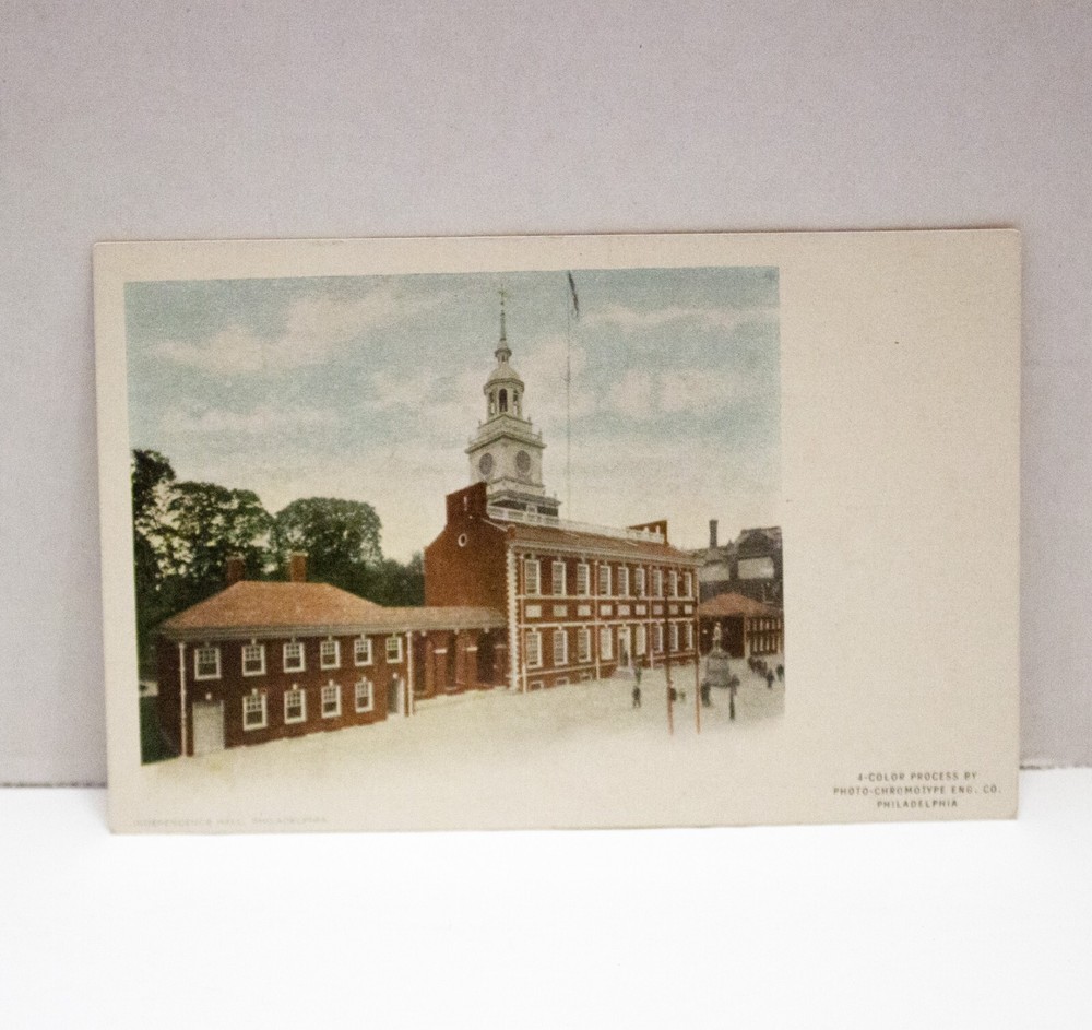 Independence Hall Philadelphia PA Postcard Exterior Colorized Undivided Unposted