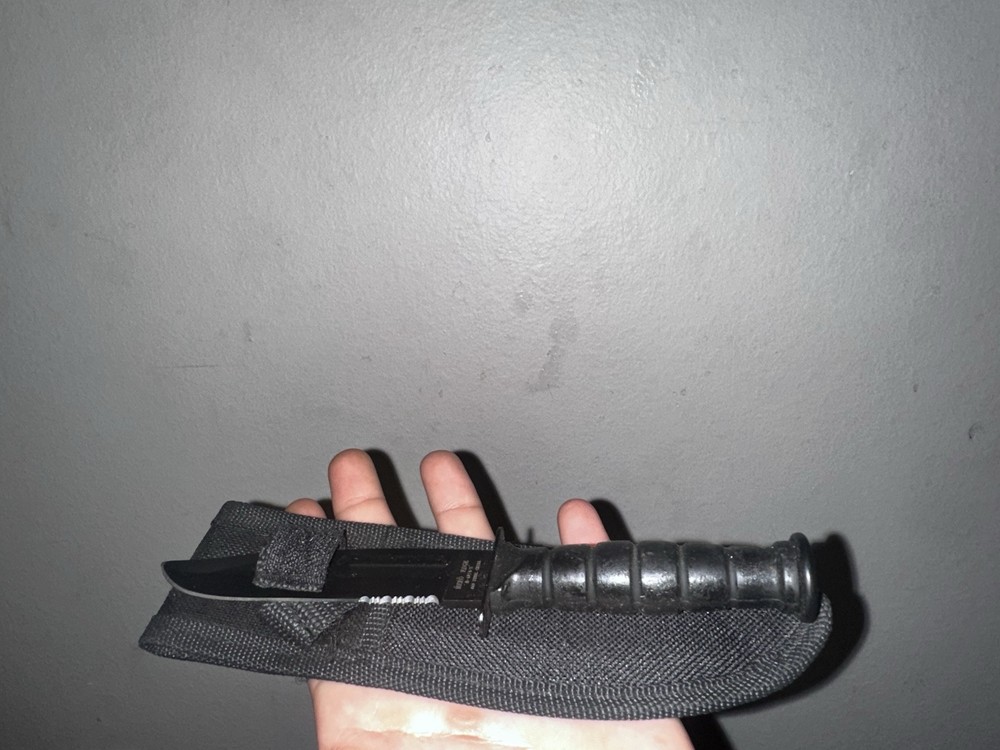 SURVIVOR HK1023DG Mini Combat Marine Fixed Blade Knife 7.5