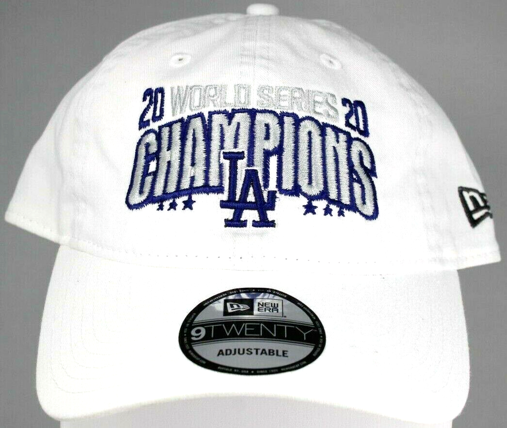 Los Angeles Dodgers Mens Hat World Series Baseball Champions 2020 Adjustable New