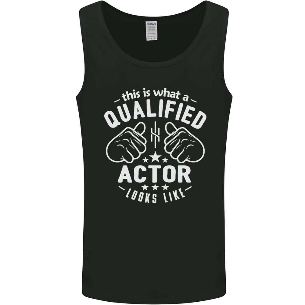 This Is What a Qualified Actor Looks Like Mens Vest Tank Top