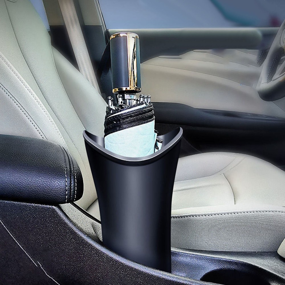 Car Umbrella Storage Bucket Multifunctional Waterproof Fix Shelf Interior Trash