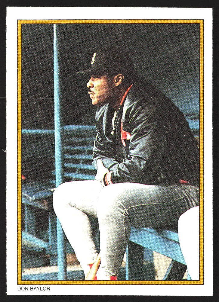 1987 Topps Don Baylor #27 All-Star Red Sox Collector's Edition Baseball Card