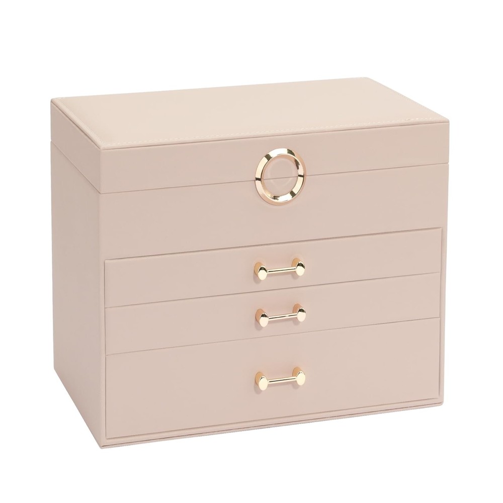 Jewelry Organizer Box with Mirror, Large Jewelry Organizers and Storage, Jewe...