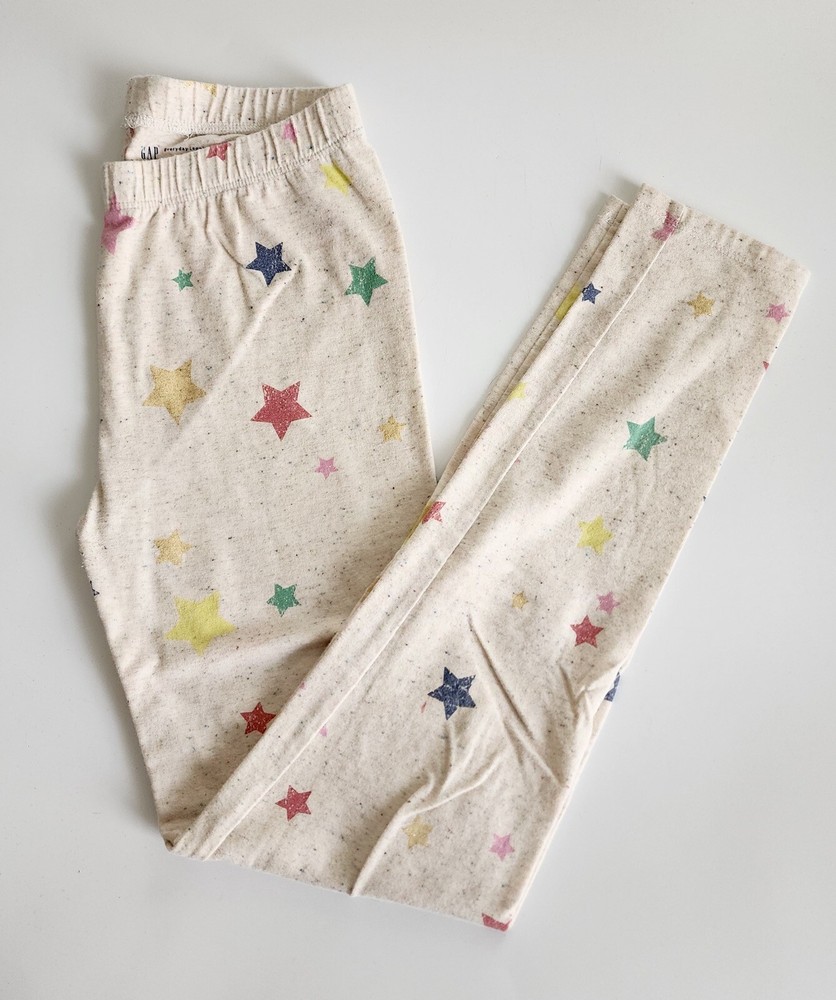 Gap Girl’s Cotton Blend Multicolor Leggings Sz L 10-12 Yrs Pre-owned