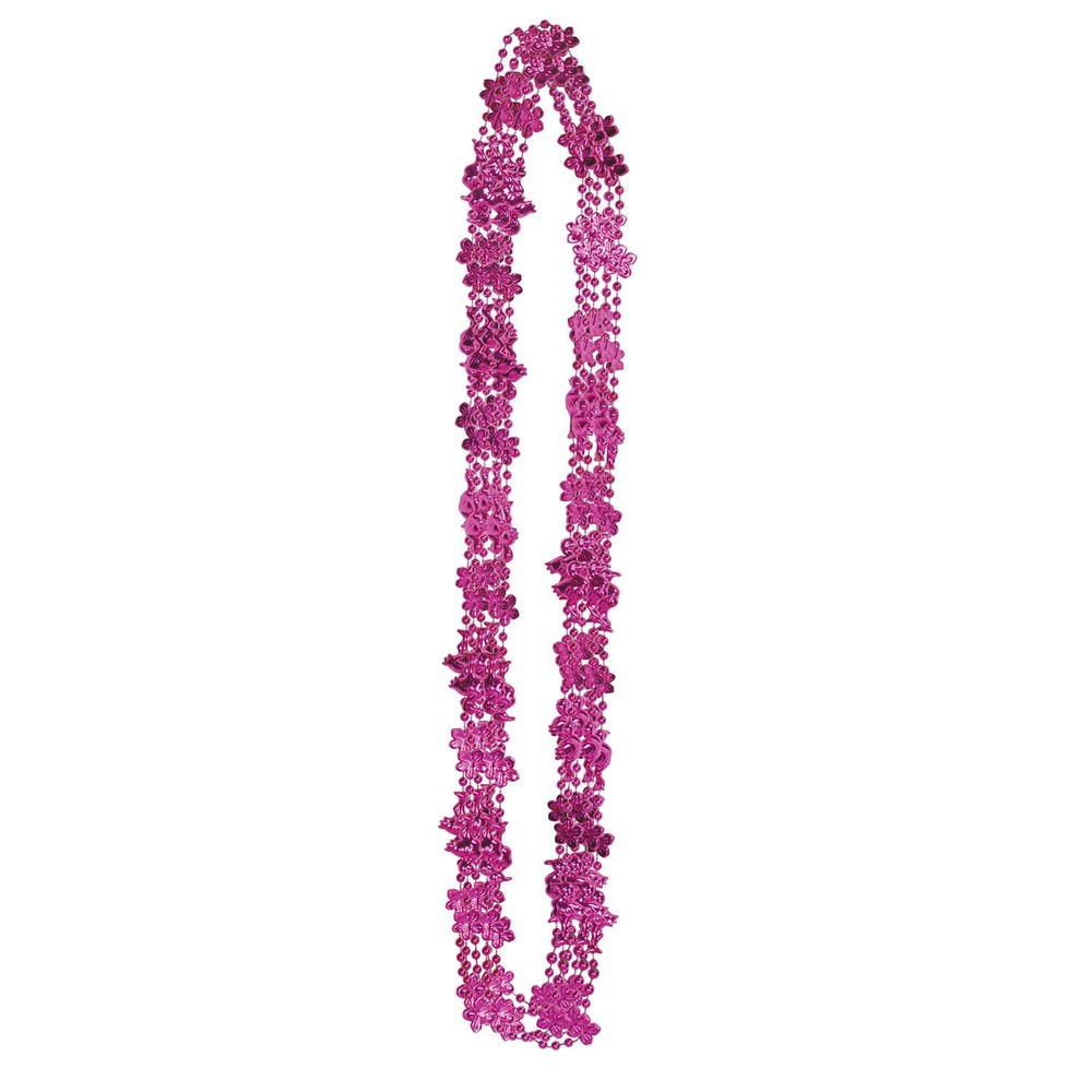 Beistle Flamingo Hibiscus Beads for Luau Party Decorations