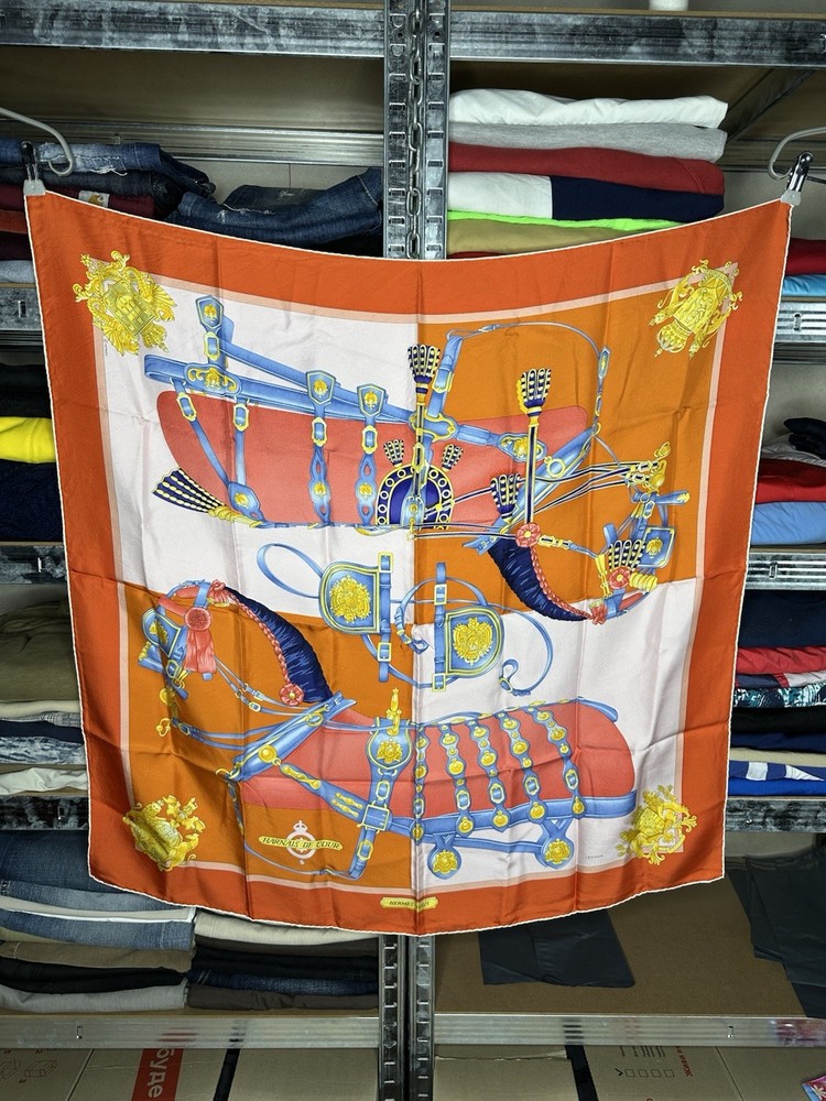 Vintage Hermès Silk Scarf Luxury Fashion Accessory