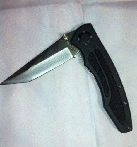 Premium Black Tactical Folding Knife for Gifting