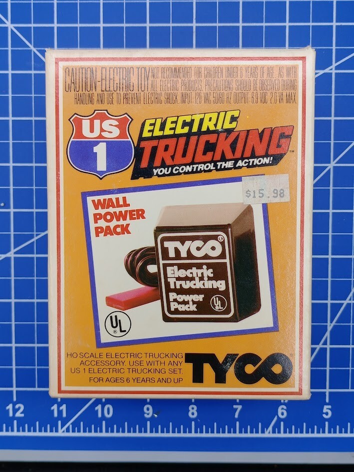 Vintage Tyco HO Scale 610c Slot Car Power Supply Wall Pack Transformer