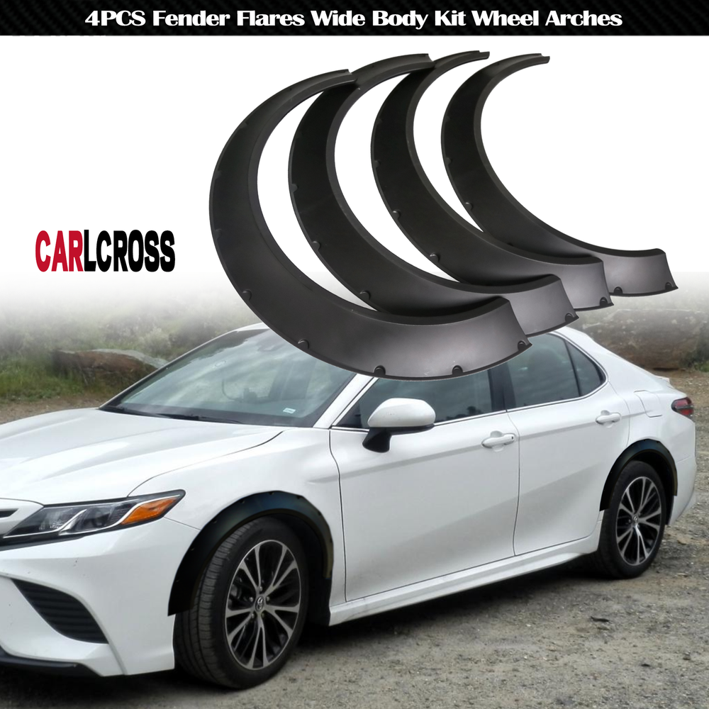 For Toyota Camry Corolla 4PCS Fender Flares Wide Body Kit Wheel Arches