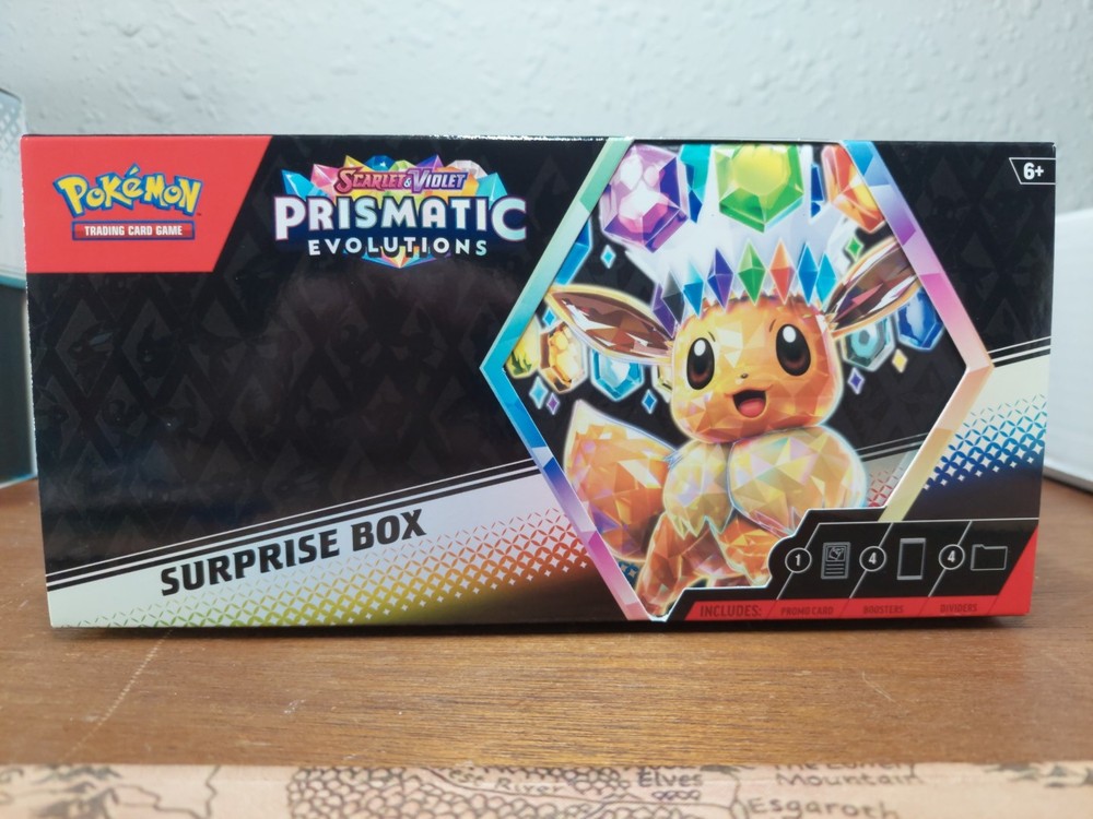 Pokemon TCG- Scarlet & Violet Prismatic Evolutions  Surprise Box EMPTY No Cards