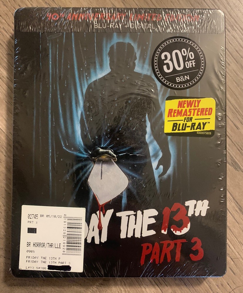 Friday the 13th Part 3 Limited Edition Steelbook (Blu-ray + Digital) (1982)