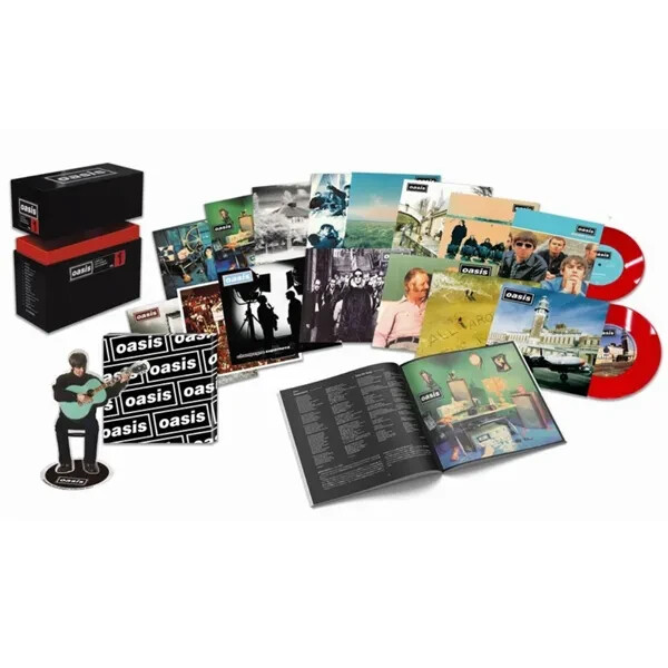 Presale Oasis Complete 7inch Single Collection BOX Vol.1 Red Vinyl 15 Discs-image