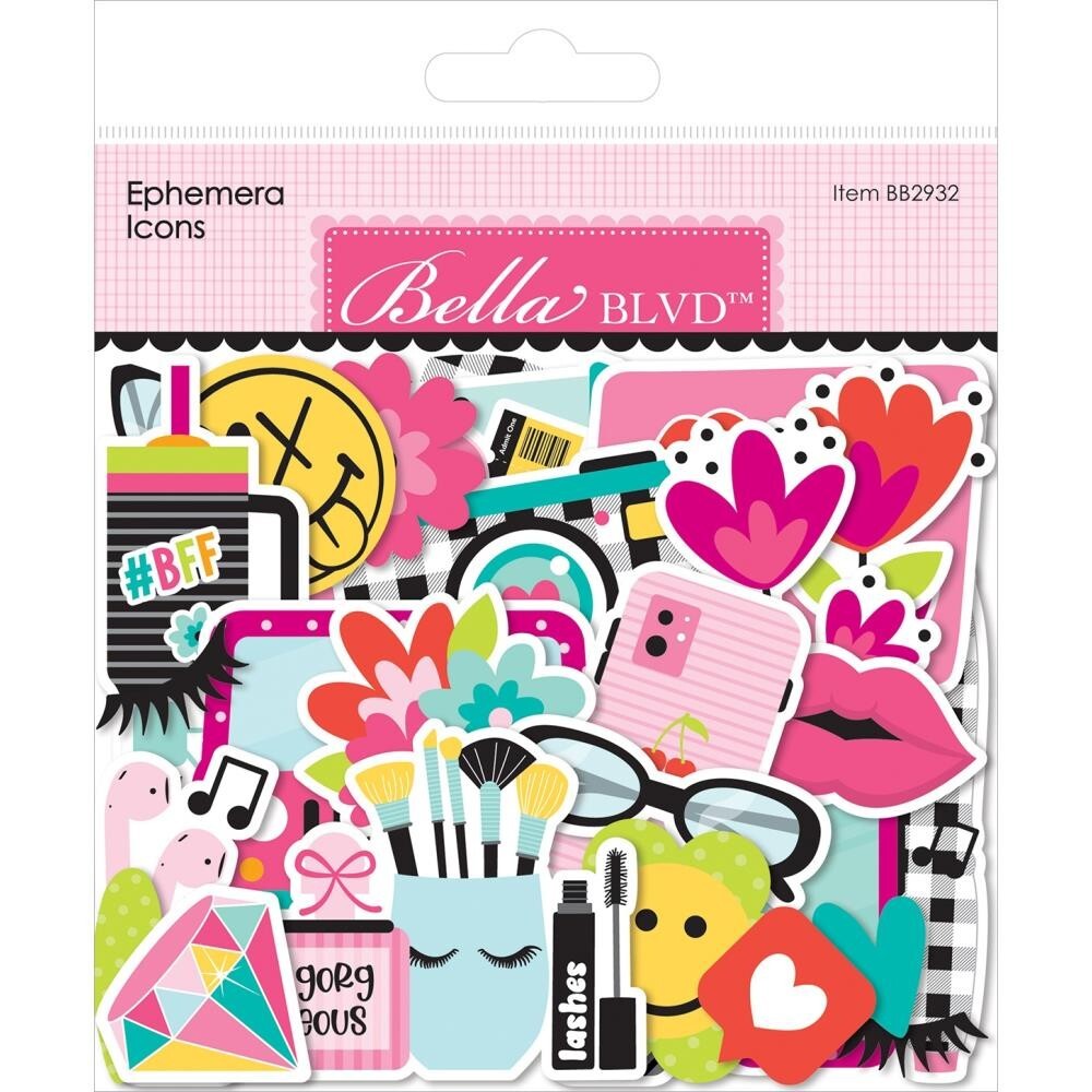 Bella BLVD ~ TEEN VIBE ~ CAITLYN ~ Ephemera Die Cuts