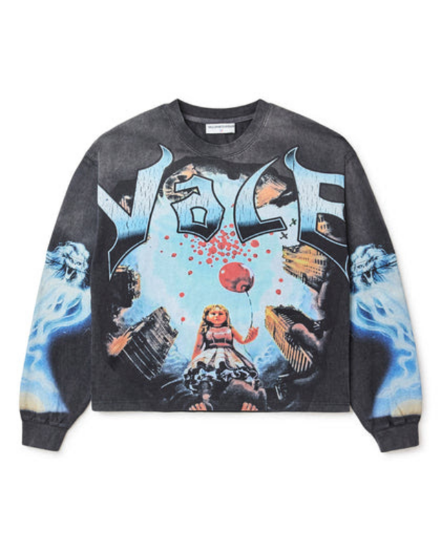 Vale Red Balloon Long Sleeve in Size M - Style 32B7TBRT2