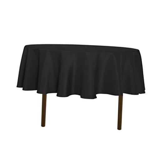 Round Tablecloth - 70 Inch - Water Resistant Spill Proof 70