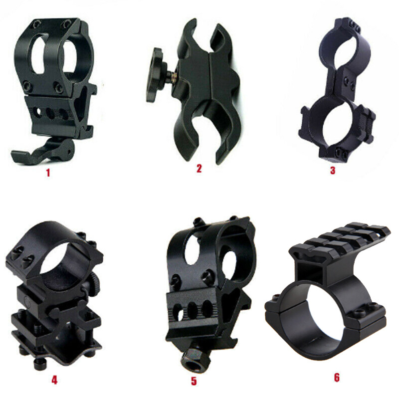 Universal Flashlight Mount Adapter for Scope Sight Hunting Torch Barrel