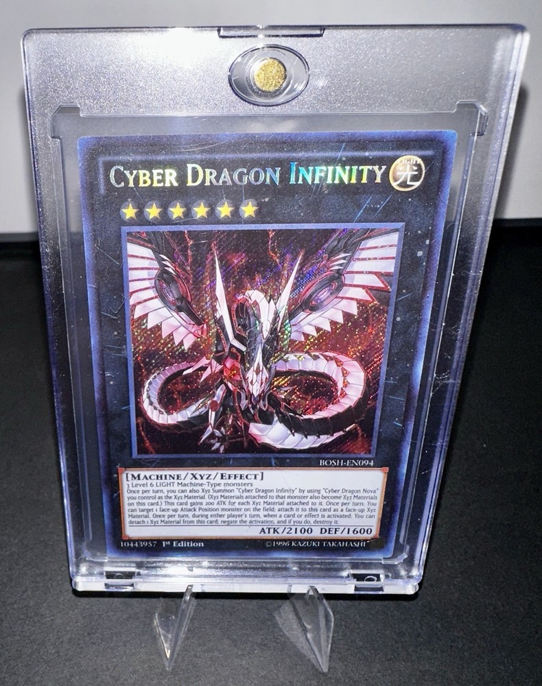 Cyber Dragon Infinity BOSH-EN094 1st Ed Quarter Century Stampede Rare-image
