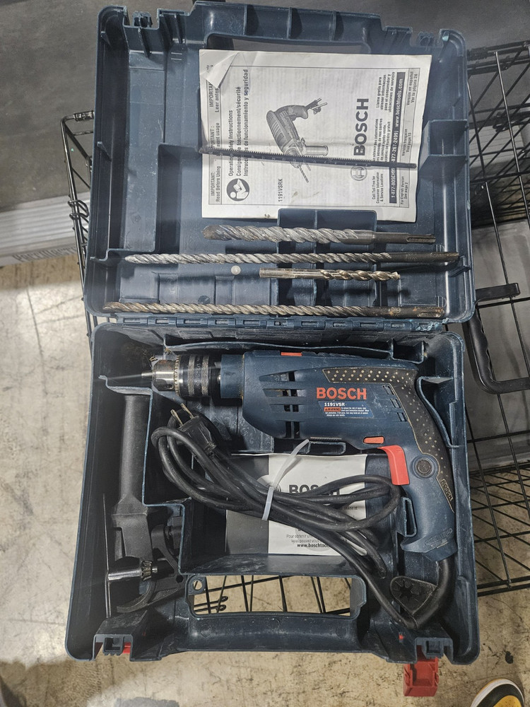 BOSCH 1191VSRK Hammer Drill Kit 1/2