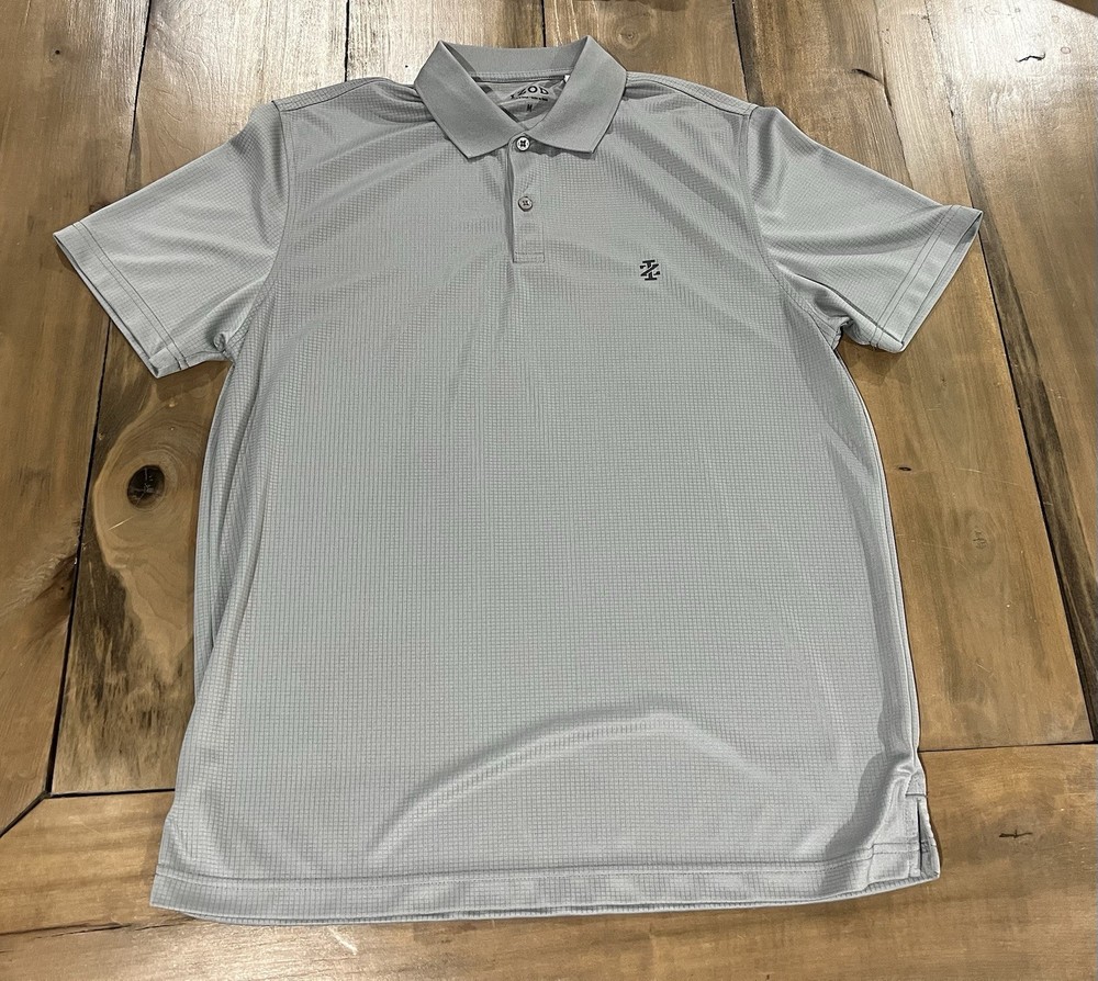 Izod Men’s Golf Polo Shirt, Size Medium, Light Gray