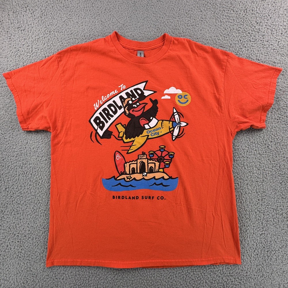 2024 Baltimore Orioles Welcome to Birdland T-Shirt Mens XL SGA Ocean City Shirt