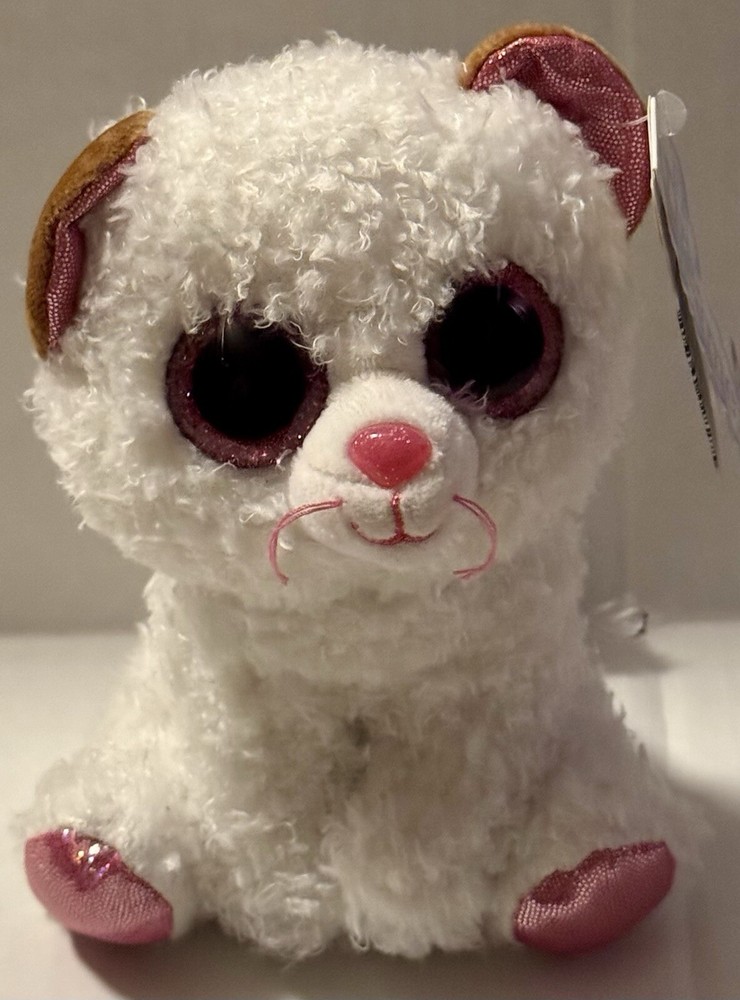 Pink Sparkle Eye Kitten Plush Toy for Lil Dreamers