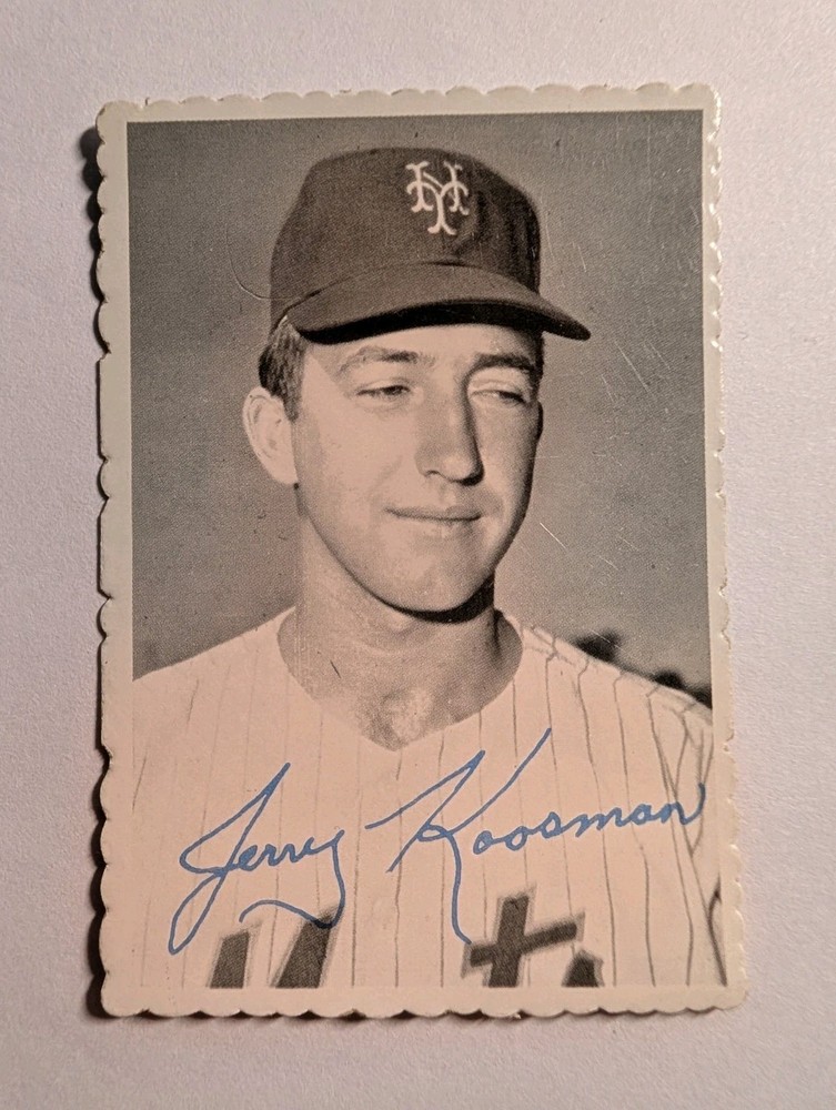 1969 Topps Deckle Edge Jerry Koosman #25 New York Mets All-Star Pitcher! EX!