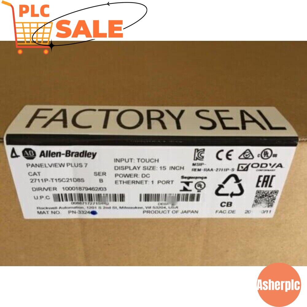 box AB 2711P-T15C21D8S HMI PanelView Plus 7 Standard Terminal US Free Tax