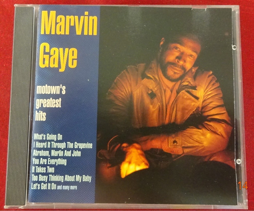 MARVIN GAYE--MOTOWN'S GREATEST HITS-CD ALBUM--20 TRKS-V/G+