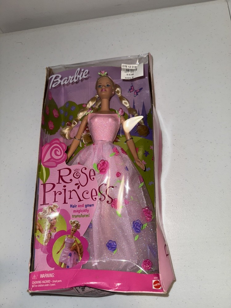Fantastic 2000 Vintage Barbie Collectible, Rose Princess 28990, NEW