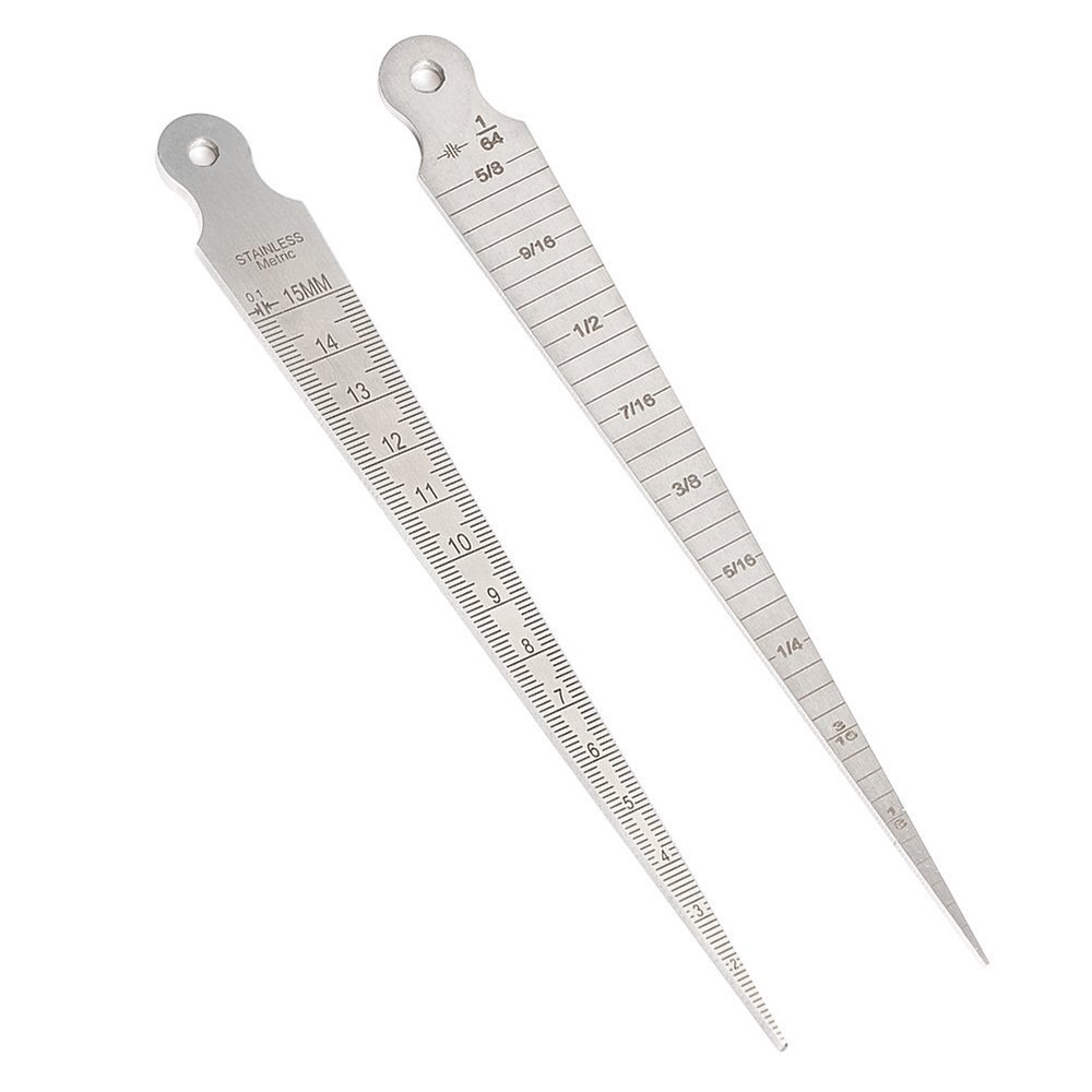 1-15mm/1/32-5/8 Stainless Taper Welding Gauge Test Ulnar Welder Inspection In...