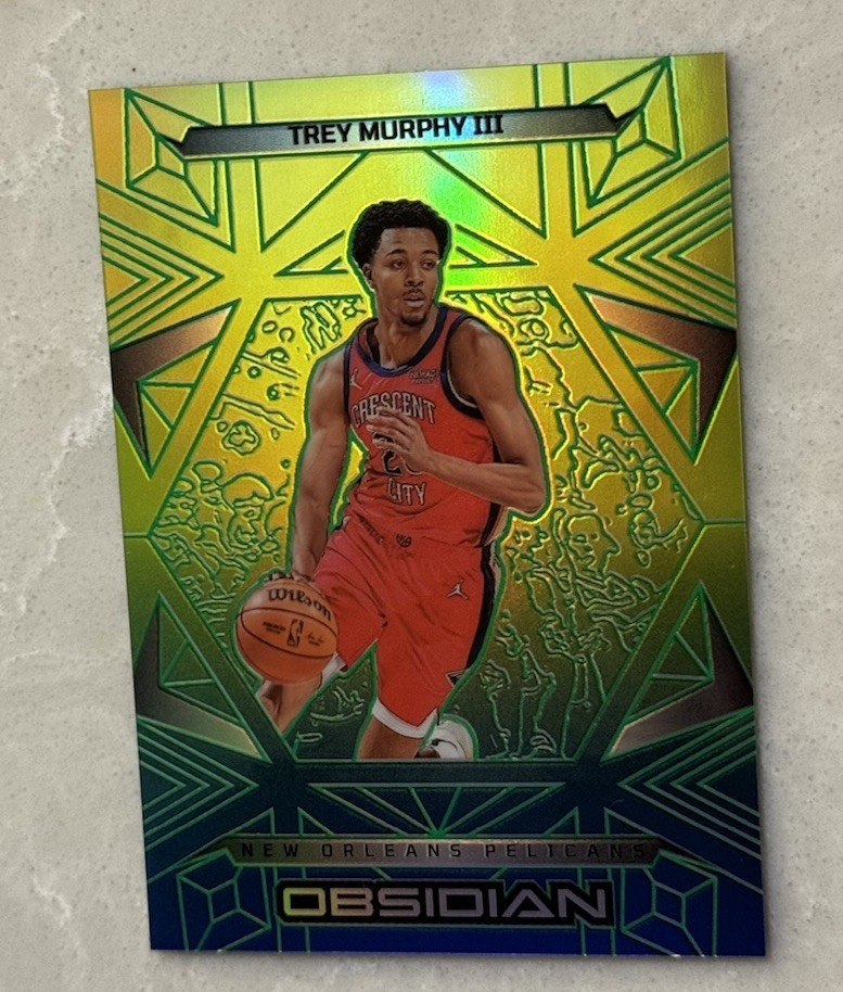 2024-25 Panini Obsidian - Trey Murphy III #96 Electric Etch Caldera Flood