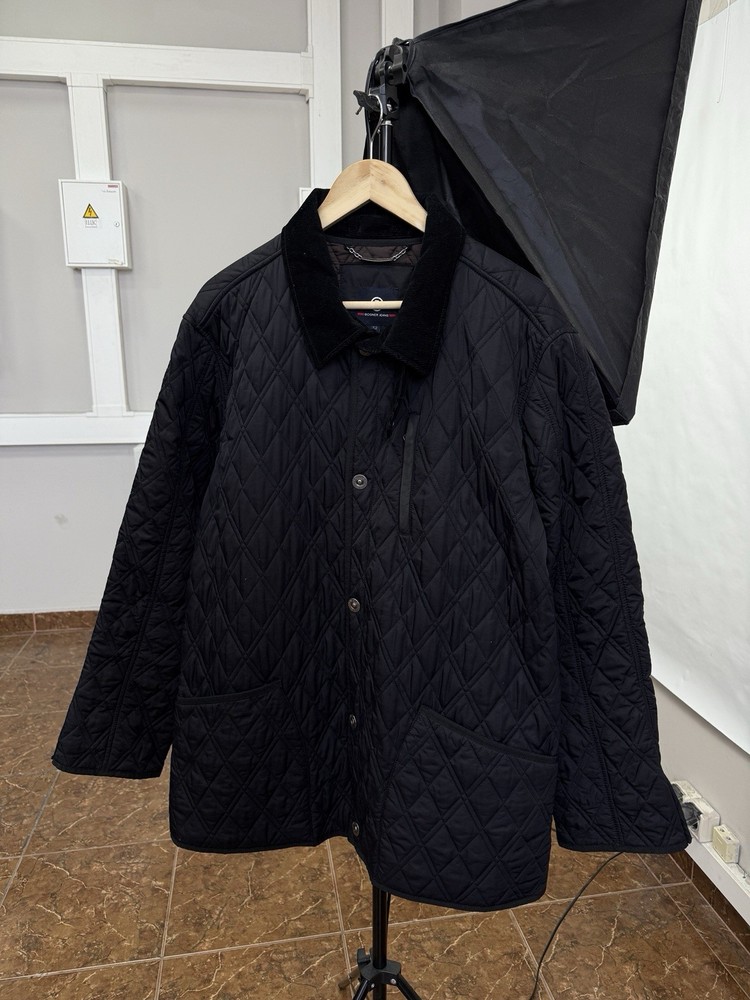 🇮🇹 Vintage Bogner Jeans Quilted Jacket Corduroy Collar Retro Size 52