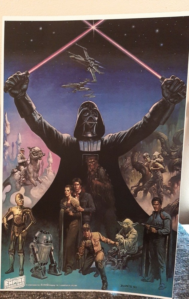 Star wars empire strikes back coca cola 1980 darth vader Poster MATTE 13x19