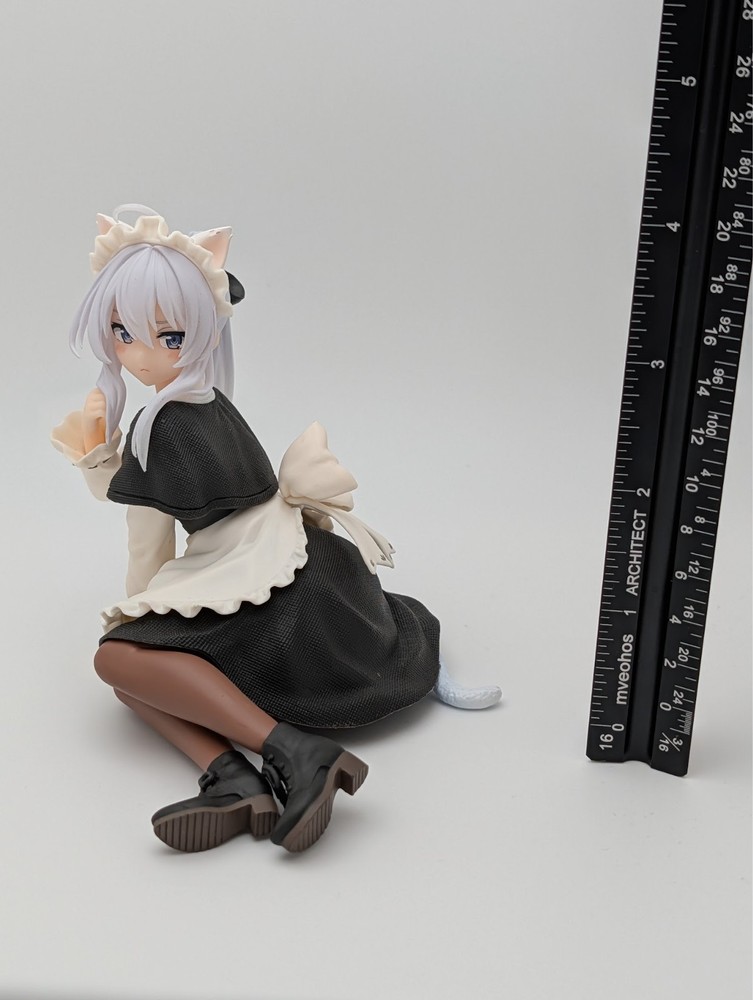 Elaina Desktop Cute Nekomimi Maid Ver Wandering Witch Taito Prize Figure Loose