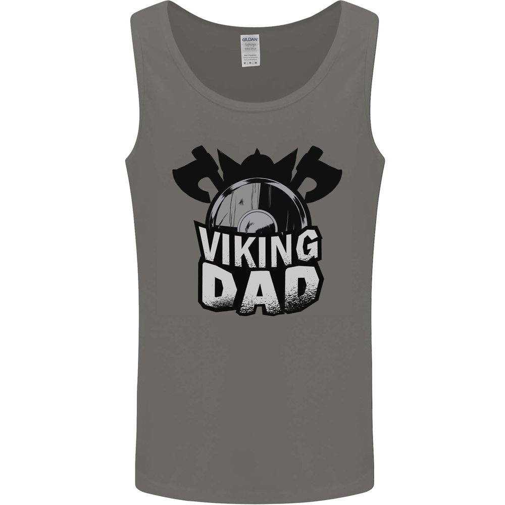 Viking Dad Funny Fathers Day Ragnar Odin Mens Vest Tank Top