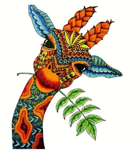 Wooden Puzzle ~ Giraffe ~ Large ~  11