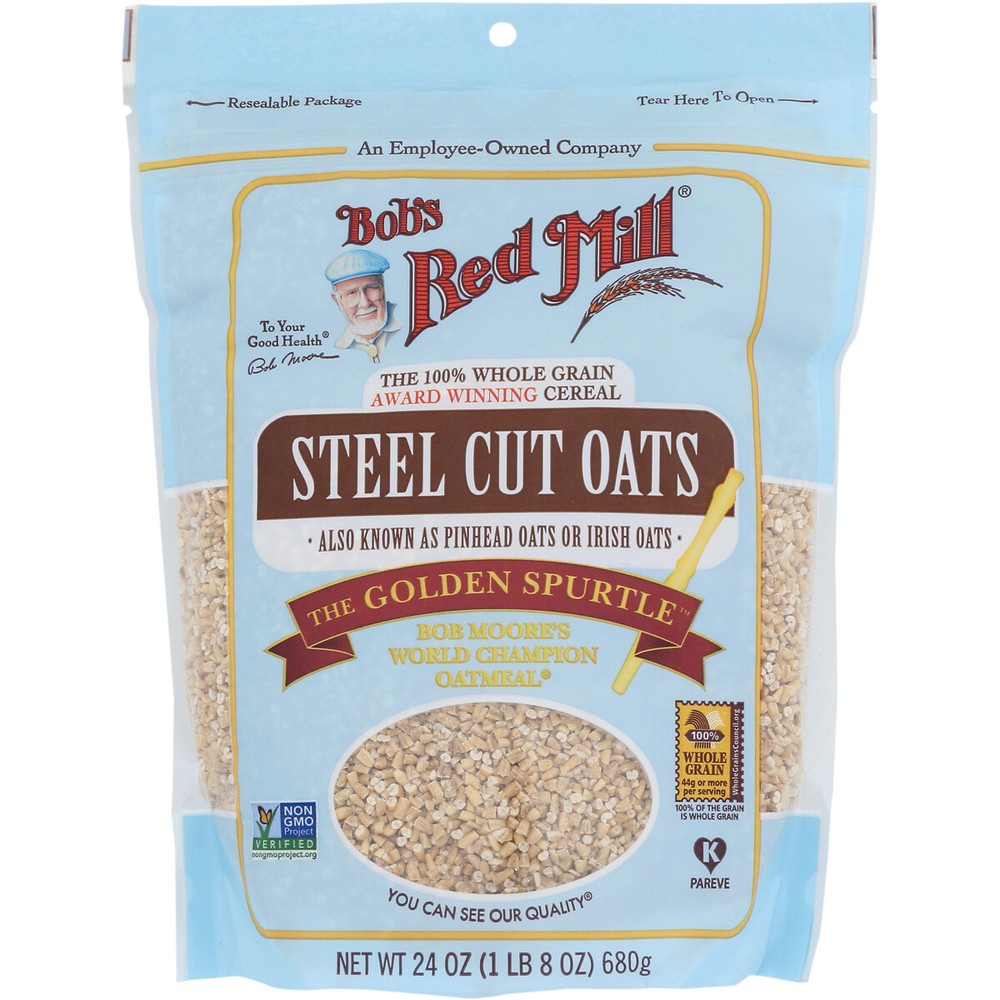 Bob'S Red Mill Steel Cut Oats Whole Grain 24 Oz