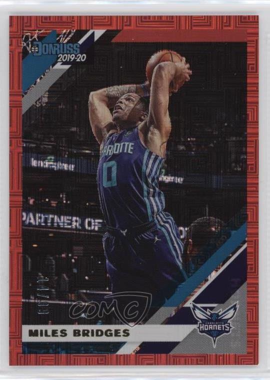 2019-20 Panini Donruss Red Infinite /99 Miles Bridges #25