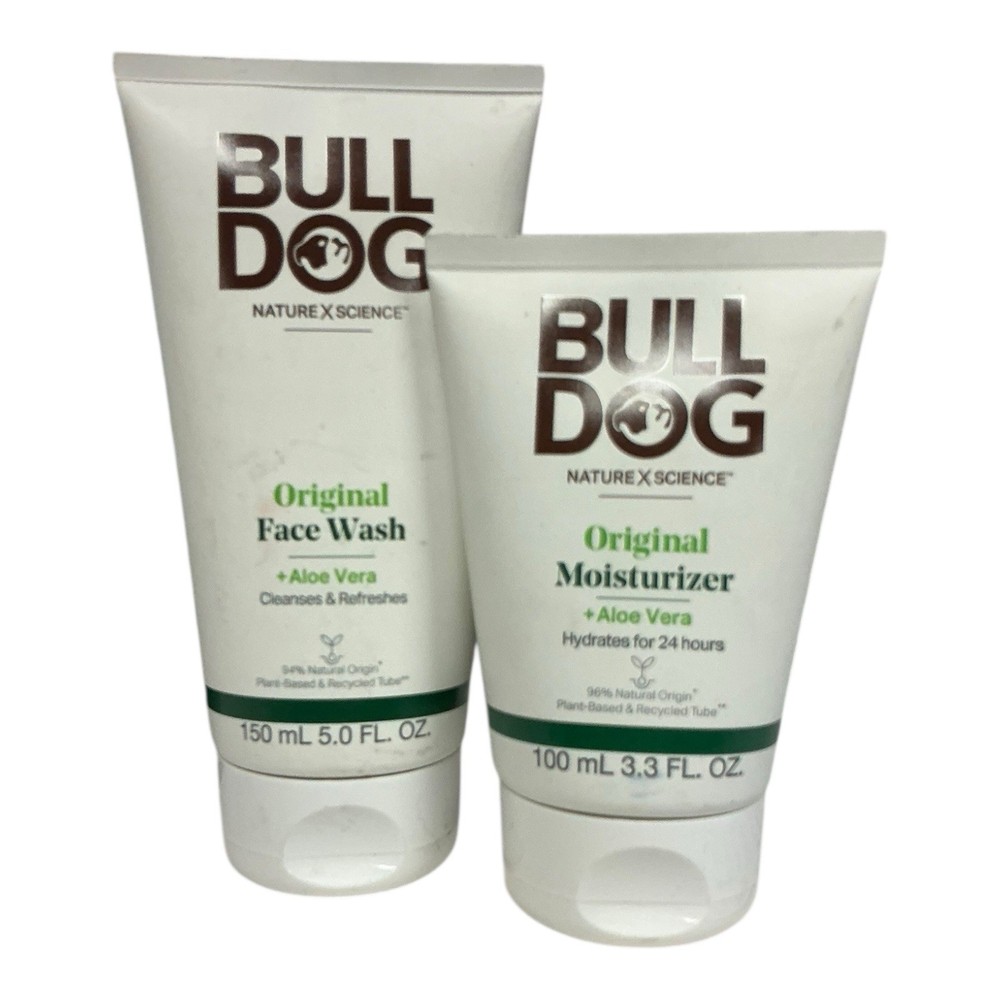 2-Pack Bulldog Skincare for Men Face Wash & Moisturizer