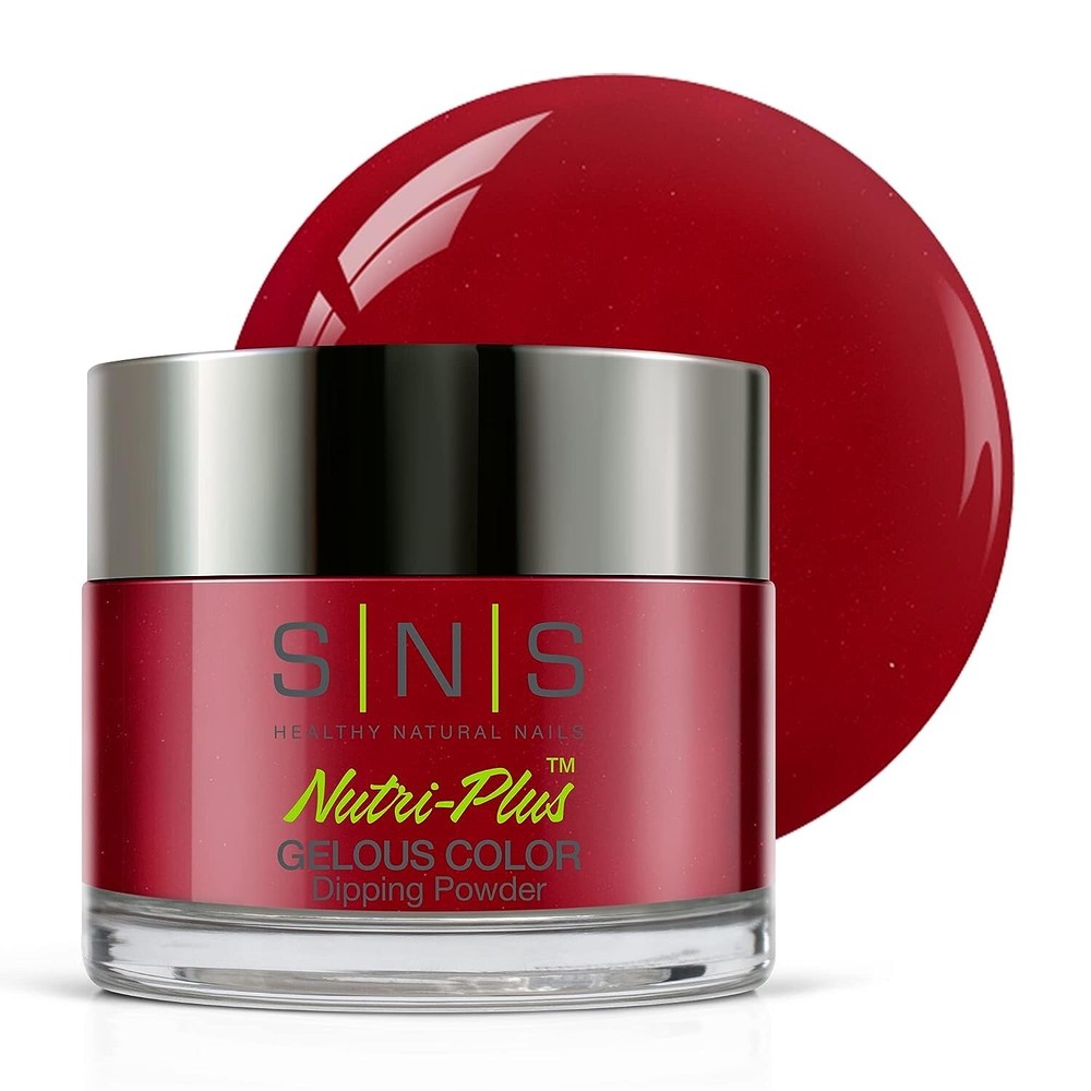 SNS Nail Dipping Powder AN24 Red Teddy 1 oz