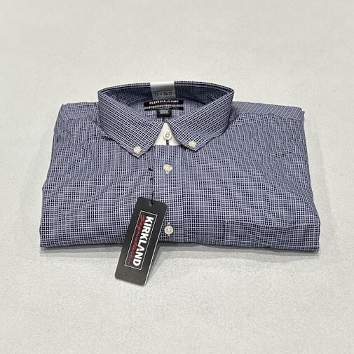 Kirkland Signature Men's Traditional Fit Dress Shirt, Multicolor, Size 17-36/37