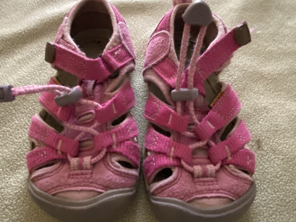 KEEN Seacamp II CNX Sandals Pink Toddler Size 8 Washable